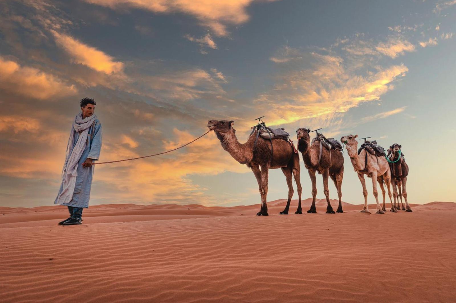 Caravanserai Luxury Desert Tented Camp Мерзуга Экстерьер фото