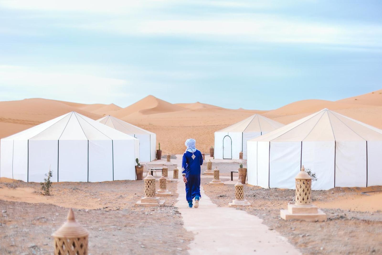 Caravanserai Luxury Desert Tented Camp Мерзуга Экстерьер фото